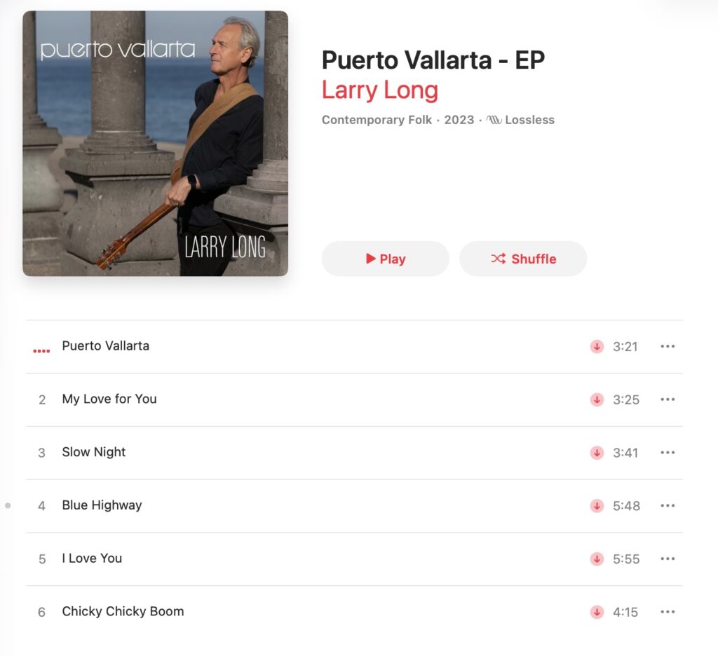 Puerto Vallarta - EP Available Now On Digital Platforms Worldwide